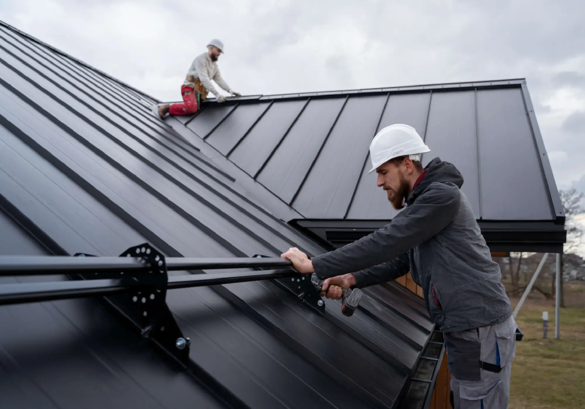 Professional roofing workmanship